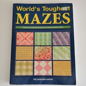 World's Toughest Mazes Workbook Over 60 Colour Mazes Labryinths Games Puzzles